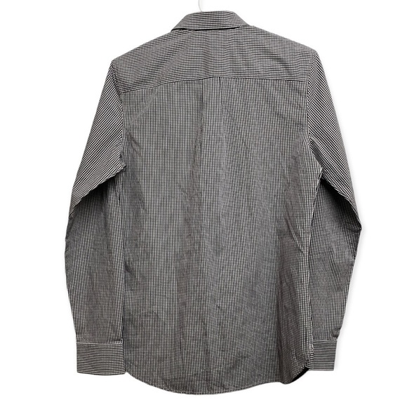 Calvin Klein Black And White Gingham Button Down Shirt Size XS - Picture 2 of 8